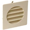 Image de Nicoll 1GETM100 Grille extérieur avec Moustiquaire pour Tuyau Ø 100 Sable