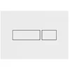 Image de NICOLL PPL25010 Plaque de Commande Rec-Simple câble-Blanche-PBRECB