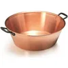 Image de Bassine à confiture - NATURE ET SAVEURS - 38 cm - capacité 9 L - cuivre lisse - anses en fonte