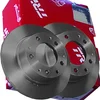 Image de TRW DF1015 2x Disque de frein Avant Ø238mm Hauteur: 41mm Épaisseur: 8,2mm Cercle de percage -Ø: 100mm Plein Compatible avec RENAULT Twingo 1 3 portes C06 Clio 1 3/5 portes B/C57, 5/357