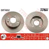 Image de TRW DF1652 2x Disque de frein Avant Ø239mm Hauteur: 58mm Épaisseur: 10mm Cercle de percage -Ø: 108mm Plein Compatible avec FORD Escort Mk4 3/5 portes GAF, AWF, ABFT Escort Mk3 3/5 portes GAA