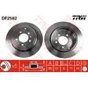 Image de TRW DF2582 2x Disque de frein Arrière Ø290mm Hauteur: 44mm Épaisseur: 10mm Cercle de percage -Ø: 108mm Plein Compatible avec PEUGEOT 605 Berline 6B