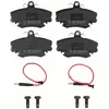 Image de TRW GDB400 Plaquettes de Frein Kit de 4 pour Renault Clio Mio II (BB_, CB_) 1998-2016 Essieu Avant et Autres Véhicules