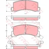 Image de TRW Jeu de garnitures de frein, frein à disque GDB871