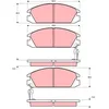 Image de TRW GDB925 Jeu de Plaquettes de Frein