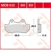 Image de Trw Plaquettes De Frein Allround Organic Standard Honda Cb 1100 F Super Bol D´or 83