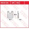 Image de Trw Plaquettes De Frein Allround Organic Standard Aprilia Climber 280 R 95