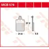 Image de Trw Plaquettes De Frein Avant Allround Organic Standard Aprilia Climber 280 R 91