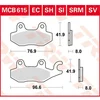 Image de Trw Plaquettes De Frein Arrière Frittées Offroad Aeon Crossland 350 Rx 2x4 11
