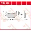 Image de Trw Plaquettes De Frein Arrière Organiques Allround Standard Polaris Outlaw 450 Mxr 09