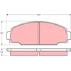 Image de TRW GDB3090 Jeu de Plaquettes de Frein