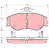Image de TRW GDB3089 Jeu de Plaquettes de Frein