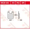 Image de Trw Plaquettes De Frein Ec-organic Aprilia Climber 280 R 95