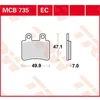 Image de Trw Plaquettes De Frein Avant Allround Organic Standard Derbi Boulevard 125 03