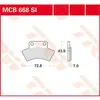 Image de Trw Plaquettes De Frein Arrière Frittées Offroad Cf Moto Terralander 500 4x4 Xl 13