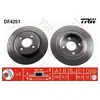 Image de TRW DF4251 2x Disque de frein Arrière Ø280mm Hauteur: 33mm Épaisseur: 10,2mm Cercle de percage -Ø: 108mm Plein Compatible avec FORD Focus Mk1 3/5 portes DAW, DBW Focus Mk1 Break DNW