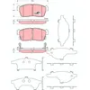 Image de TRW GDB3359 Jeu de Plaquettes de Frein