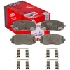 Image de TRW Plaquettes de freins avec indicateur d'usure Épaisseur 16,8mm avec accessoires GDB3369 Compatible avec HYUNDAI i10 PA, KIA Picanto SA
