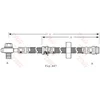 Image de TRW PHD489 Flexible de Frein