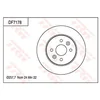 Image de TRW Automotive AfterMarket DF7178 Disque de frein
