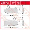 Image de Trw Plaquettes De Frein Frittées Performance Street & Road Tracks Harley Davidson Flhr 1584 Road King 08