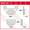 Image de Trw Plaquettes De Frein Arrière Organiques Allround Aprilia Rs4 125 11
