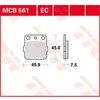 Image de Trw Plaquettes De Frein Arrière Organiques Allround Kawasaki Z 125 Pro 17
