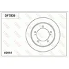 Image de TRW DF7839 Disque de Frein Boîte, Set de 2