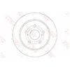 Image de TRW DF6173 Disque de Frein Boîte, Set de 2