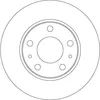 Image de TRW DF6287 2x Disque de frein Arrière Ø276mm Hauteur: 66,5mm Épaisseur: 16mm Cercle de percage -Ø: 118mm Plein Compatible avec IVECO DAILY III Camion plate-forme/Châssis DAILY III Camionnette/Break