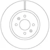 Image de TRW DF6842 2x Disque de frein Avant Ø280mm Hauteur: 43,8mm Épaisseur: 22mm Cercle de percage -Ø: 100mm ventilé Compatible avec HYUNDAI i20 3/5 portes GB, IB, KIA Rio IV 3/5 portes YB, SC, FB