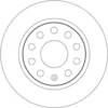 Image de Disque de frein arrière TRW - Réf. DF6553 - Compatible SKODA OCTAVIA 2.0 TDI - Pièce automobile qualité d'origine
