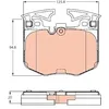 Image de TRW Kit de plaquettes de frein, frein à disque GDB2260
