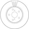 Image de 2 Disque de frein TRW DF6986S