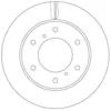 Image de TRW DF6735 Disque de frein ventilé avant