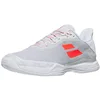 Image de Babolat Femmes Jet Tere Clay Chaussures De Tennis Chaussure Terre Fouettée Blanc - Orange, Blanc, 38.5 EU