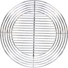 Image de Cook'in garden - Grille Ronde Recoupable pour Barbecue en Acier Chromé - Résistante aux Flammes et Hautes Températures - Diamètre 55 cm ou 37 cm (Recoupée)