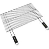 Image de Grille Acier Pour Barbecue Charbon - Cookin Garden - Grille rectangulaire - 67 x 40 cm