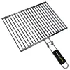 Image de Cook'in Garden - Grille double pour Barbecue - 40 x 30 cm - Acier chromé