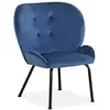 Image de Fauteuil Coco Velours Bleu