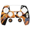 Image de Coque de protection pour manette - KONIX - Naruto Shippuden - DualSense PS5 - Silicone - Motif Kurama/Kyûbi et Naruto - Noir