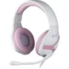Image de Konix Geek Girl Casque Gaming Filaire Crystal PS4, PS5, Switch, Xbox One et Series X|S - Microphone - Câble 1,5 m - Prise Jack 3,5 mm - Blanc et Rose