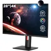 Image de Konix Mythics Écran Gaming Vidar 4K 28" PC, PS4, PS5, Switch et Xbox - Résolution UHD 2 160 px - Fréquence 60 Hz - 1 ms - 3 x HDMI - Dalle IPS