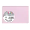 Image de Clairefontaine 1413C - Paquet de 25 Cartes Simples - Format 8,2x12,8cm - 210g/m² - Coloris Rose Dragée - Cartons d'Invitation Evènements et Correspondance - Gamme Pollen - Papier Premium Lisse