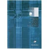 Image de Clairefontaine 5816C Bloc de Cours Encollé Perforé Bleu Électrique- A4 21x29,7 cm - 200 Pages Petits Carreaux - Papier Blanc 90 g - Couverture Carte Pelliculée