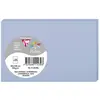 Image de Clairefontaine 11439C - Paquet de 25 Cartes Simples - Format 8,2x12,8cm - 210g/m² - Coloris Bleu Lavande - Cartons d'Invitation Evènements et Correspondance - Gamme Pollen - Papier Premium Lisse