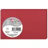 Image de Clairefontaine 1425C - Paquet de 25 Cartes Simples - Format 8,2x12,8cm - 210g/m² - Coloris Rouge Groseille - Cartons d'Invitation Evènements et Correspondance - Gamme Pollen - Papier Premium Lisse