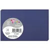 Image de Clairefontaine 1468C - Paquet de 25 Cartes Simples - Format 8,2x12,8cm - 210g/m² - Coloris Bleu Nuit - Cartons d'Invitation Evènements et Correspondance - Gamme Pollen - Papier Premium Lisse
