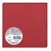 Image de Clairefontaine 1825C - Paquet de 25 Cartes Simples - Format Carré 13,5x13,5cm - 210g - Coloris Rouge Groseille - Cartons d'Invitation Evènements et Correspondance - Gamme Pollen - Papier Premium Lisse