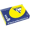 Image de CLAIREFONTAINE Ramette 500 Feuilles Papier 80g A4 210x297 mm Certifie FSC jaune soleil